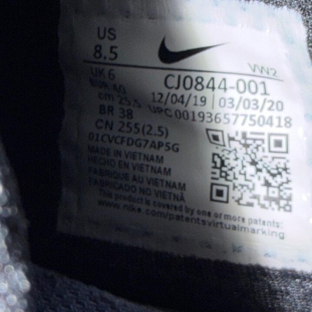 Nike Airmax Bella Tr 3 Womens Shoe Size 8.5 Cj0844-001 Black Multicolor - Picture 9 of 9
